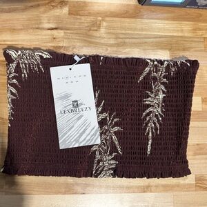 Lexbreezy Brown Lauae Tube Top Med